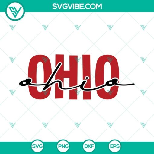 ohio football svg ohio state buckeyes svg ohio svg 1 mockup