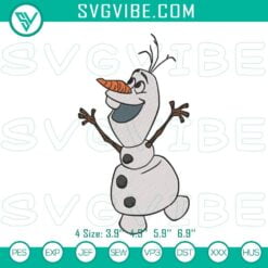 Disney Embroidery Designs, Embroidery Designs, Olaf Snowman Embroidery Designs, 18