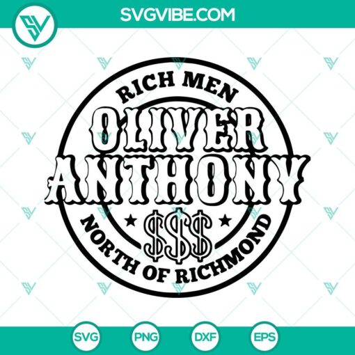 oliver anthony rich men north of richmond svg png dxf eps cricut 9 mockup