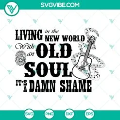 Musics, SVG Files, Oliver Anthony SVG Download, Living in the New World Old 2