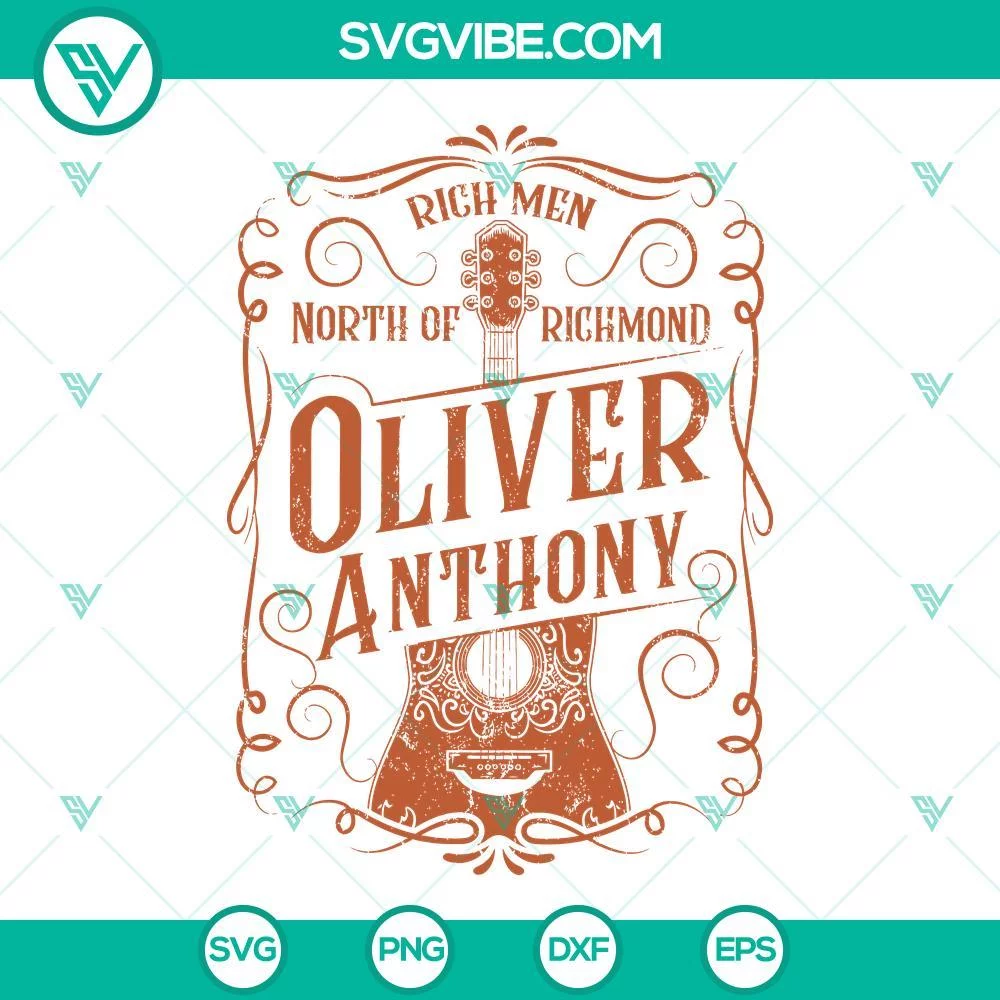 Musics, SVG Files, Oliver Anthony SVG File, Rich Men North Of Richmond SVG 1