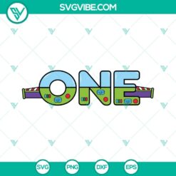 Birthday, Disney, SVG Files, One Birthday Buzz Lightyear SVG File, 1st Birthday 2