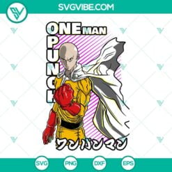 Anime, SVG Files, One Punch Man SVG Files, Saitama SVG Image, Japanese 2