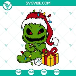 Christmas, SVG Files, Oogie Boogie Christmas SVG Image PNG DXF EPS Cricut 6