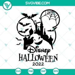 Disney Halloween 2022 SVG of Oogie Boogie with Mickey Ears, perfect for festive digital designs and crafting projects.
