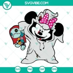 Disney, Halloween, SVG Files, Oogie Boogie Minnie Mouse Halloween SVG Download, 2