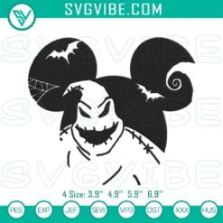 Embroidery Designs, Halloween Embroidery Designs, Oogie Boogie Mouse Ears 11