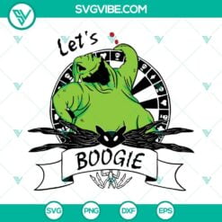 Halloween, SVG Files, Oogie Boogie SVG File, Let’s Boogie SVG Download DXF 5