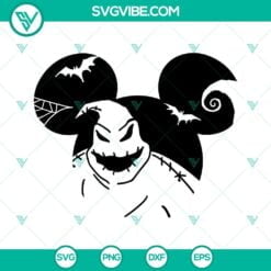 Disney, Halloween, SVG Files, Oogie boogie SVG Download, Mouse Ears Oogie 3