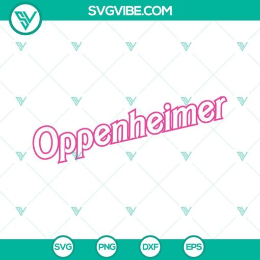 oppenheimer svg barbenheimer svg barbie 2023 svg png dxf eps cricut vector 9 mockup