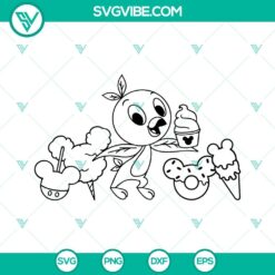 Orange Bird Disney Snacks SVG Files, Family Vacation SVG Images, Disney Trip