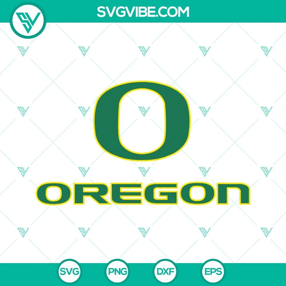 Sports, SVG Files, Oregon Ducks Cute SVG Files PNG DXF EPS Cut Files Oregon 1