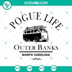 SVG Files, Trending, Pogue Life SVG Download, Outer Banks SVG Image, Vintage 4