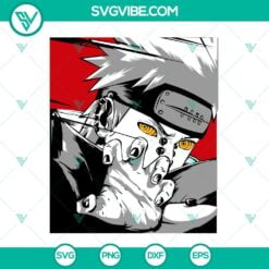 Anime, SVG Files, Kakashi Hatake SVG Images, Naruto SVG Images PNG DXF EPS 3