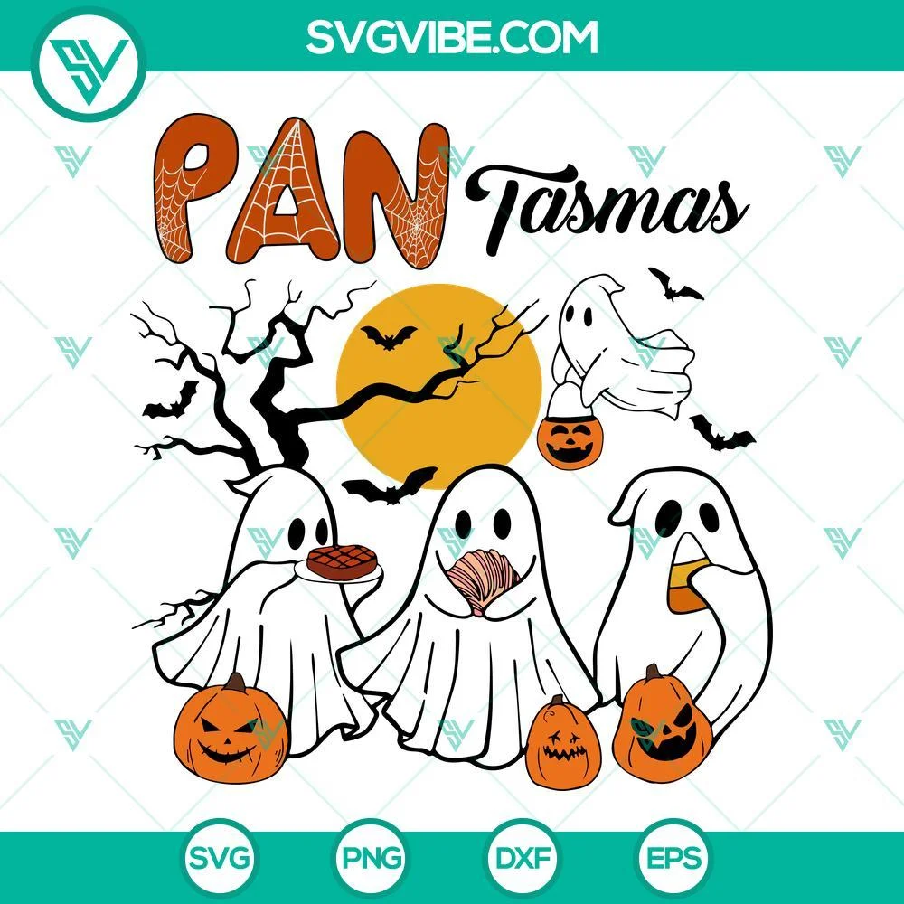 Halloween, SVG Files, Pantasmas Ghost SVG Image, Spooky Conchas SVG Images, 1