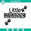 Panther paw print SVG digital design, little Panther SVG PNG DXF EPS image for crafts and projects.