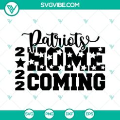 Panthers Homecoming 2022 SVG Download DXF EPS PNG Cricut Silhouette