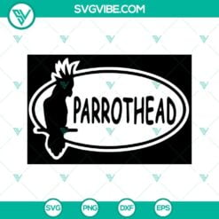 Musics, SVG Files, Parrothead Jimmy Buffett SVG Download, Parrot Head SVG Files 2