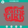 Party Girl Dungeons and Dragons SVG design for crafters - PNG, EPS, DXF formats for projects.