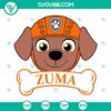Paw Patrol bundle featuring SVG, DXF, EPS, and PNG files for Cricut and Silhouette. High-quality vector illustrations.