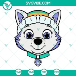 Paw Patrol SVG Files PNG Clipart Bundle, Chase, Skye, Everest, Rocky 7