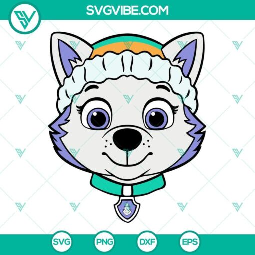 paw patrol svg png clipart bundle chase skye everest rocky rubble marshall zuma svg png dxf eps 4 mockup