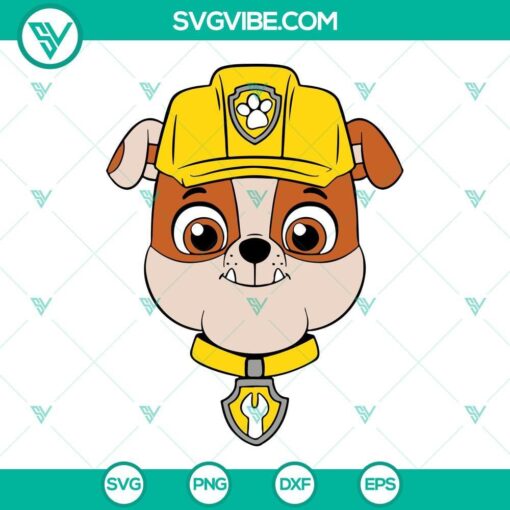 paw patrol svg png clipart bundle chase skye everest rocky rubble marshall zuma svg png dxf eps 6 mockup