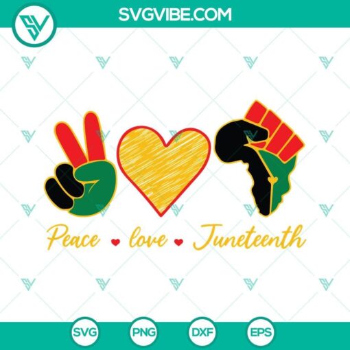 peace love juneteenth svg independence day svg africa map svg png dxf eps cricut 10 mockup