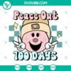 School, SVG Files, Peace Out 100 Days Of School SVG Image Bundle, Smiley School 14