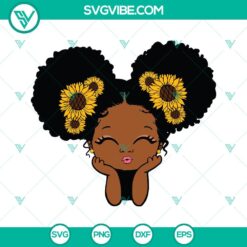 African American, SVG Files, Peekaboo Girl With Puff Afro SVG Images Bundle, 5