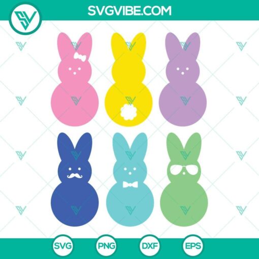 peeps svg easter peeps svg peep svg peeps clipart peeps cricut silhouette cut file 4 mockup