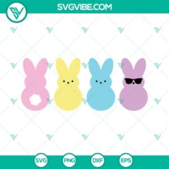 Easter, SVG Files, Peeps SVG Download, Marshmallow Bunnies SVG Files, Easter 2