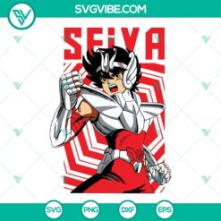 Anime, SVG Files, Pegasus Seiya SVG File, Saint Seiya SVG Files PNG DXF EPS For 23