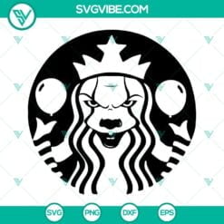 Halloween, Starbucks Cup Wrap, SVG Files, Pennywise Starbucks Cup SVG Images, 2