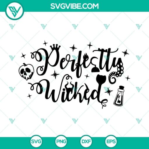 perfectly wicked svg png dxf eps cricut silhouette 9 mockup