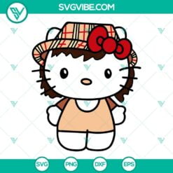 Musics, SVG Files, Peso Pluma Hello Kitty SVG Download PNG DXF EPS Cricut Files 21