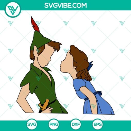 peter pan and wendy svg dxf eps png cricut silhouette 1 mockup