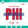 Philadelphia 76ers playoffs 2022-2023 SVG image with NBA playoffs 2023 design, featuring team logo and basketball elements.