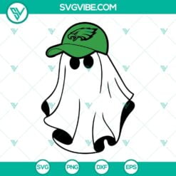 Halloween, Sports, SVG Files, Philadelphia Eagles Boo Ghost SVG Files, Eagles 2