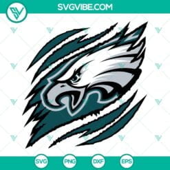 Football, Sports, SVG Files, Philadelphia Eagles Ripped Claw SVG Images, 14