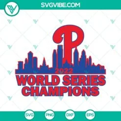 Baseball, Sports, SVG Files, Phillies World Series 2022 SVG Image, Phillies SVG 3