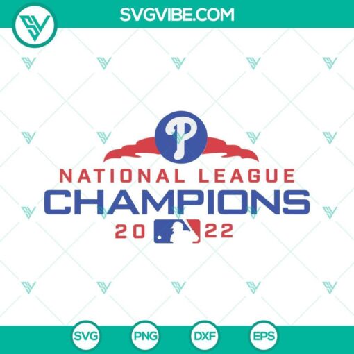 philadelphia phillies national league champions 2022 svg baseball phillies world series 2022 svg png dxf eps files 10 mockup