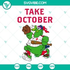 Baseball, Sports, SVG Files, Philadelphia Phillies Take October SVG File, 4