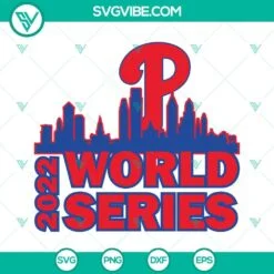 Baseball, Sports, SVG Files, Phillies World Series 2022 SVG Image, Phillies SVG 4