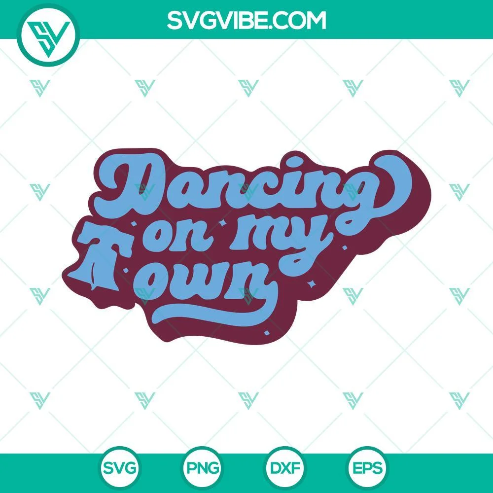 Baseball, Sports, SVG Files, Phillies Dancing On My Own Bundle SVG Image PNG 4