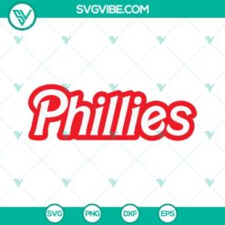 Movies, Sports, SVG Files, Phillies Doll Red SVG Images, Philadelphia Phillies 14