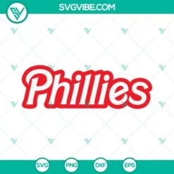 Baseball, Sports, SVG Files, Philadelphia Phillies National League Champions 4