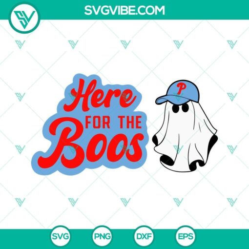 phillies here for the boos svg boo ghost philadelphia phillies halloween svg png dxf eps cricut files 1 mockup