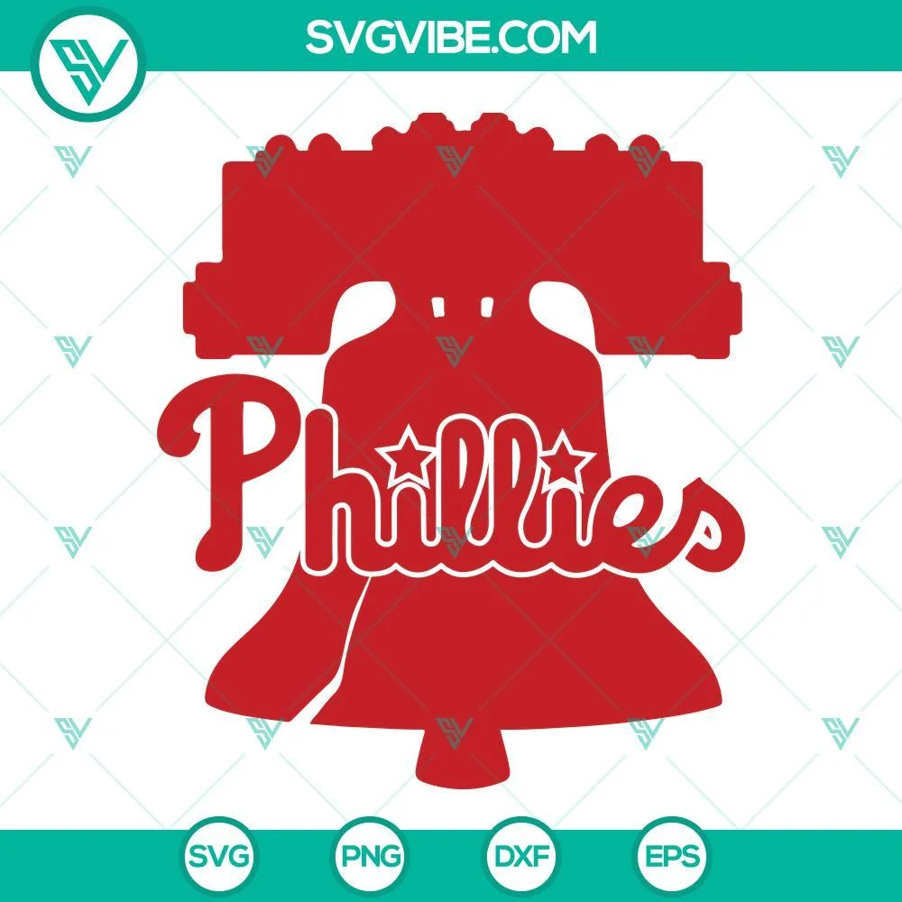 Baseball, Sports, SVG Files, Phillies Liberty Bell SVG Images, Philadelphia 1