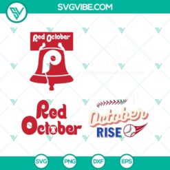 phillies red take october bundle svg philadelphia phillies world series svg eps dxf png 9 mockup